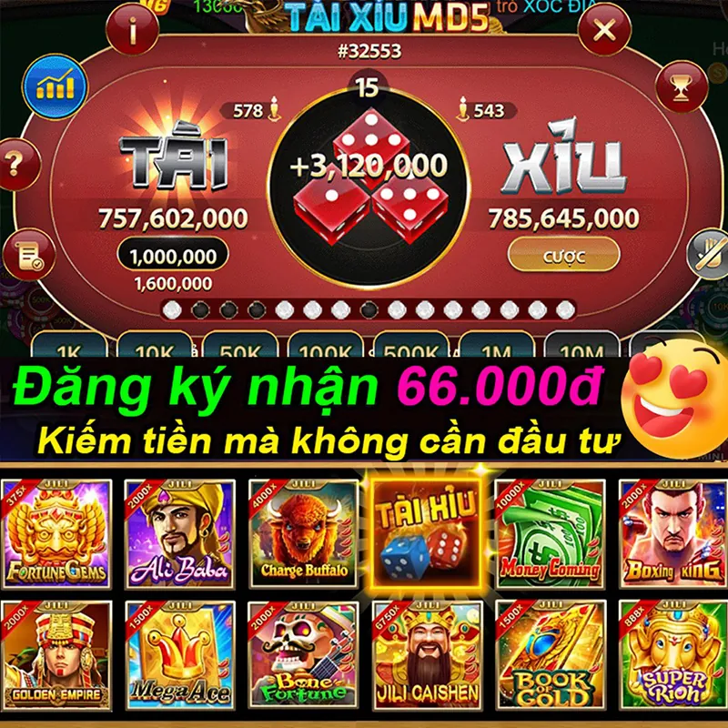 Trò chơi máy đánh bạc đầy màu sắc với cơ hội nổ hũ lớn